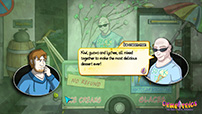 Chatting with the ice cream seller...