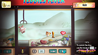 One of the mini-games playable through the story